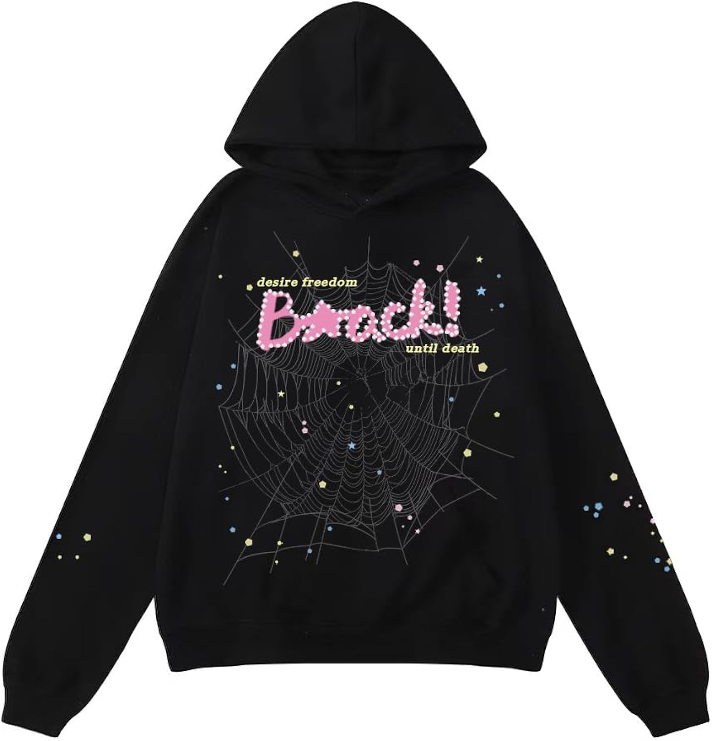 Hip Hop Spider Hoodies Set Y2k Hoodie Tracksuit Pullover Sweatshirt for Women Men Matching Hoodies for Couples
