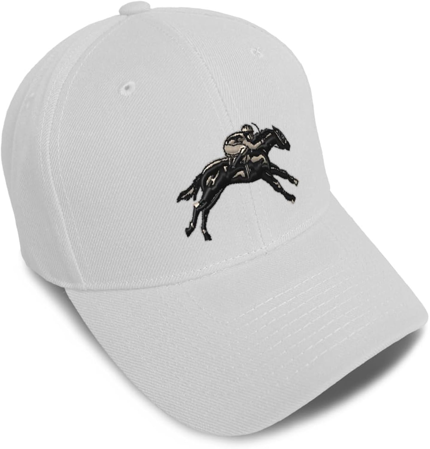 Custom Baseball Caps for Men & Women Embroidered Jokey Horse Race Ladies & Men Baseball Hats Acrylic