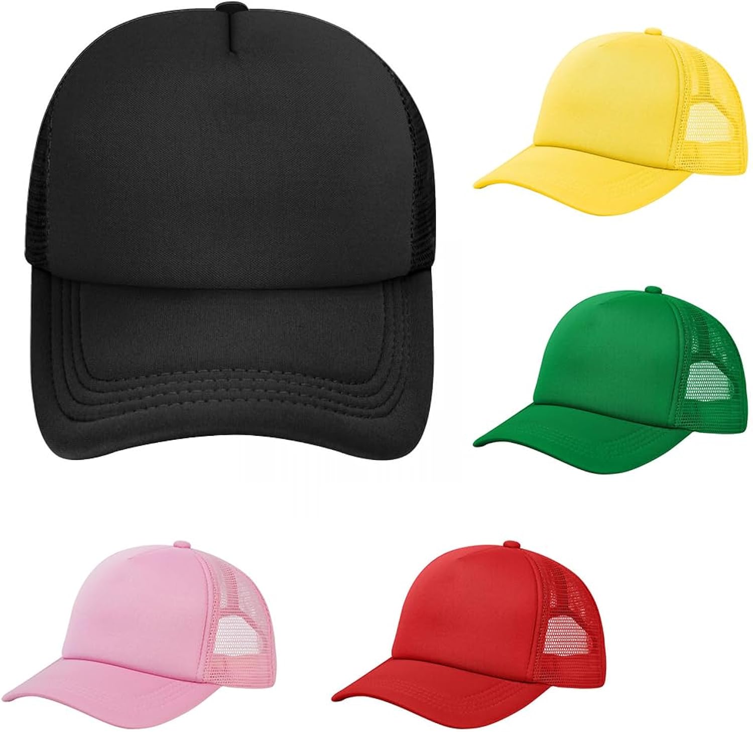 Trucker Hat Men & Women with Photo Logo, Custom Adjustable Baseball Cap