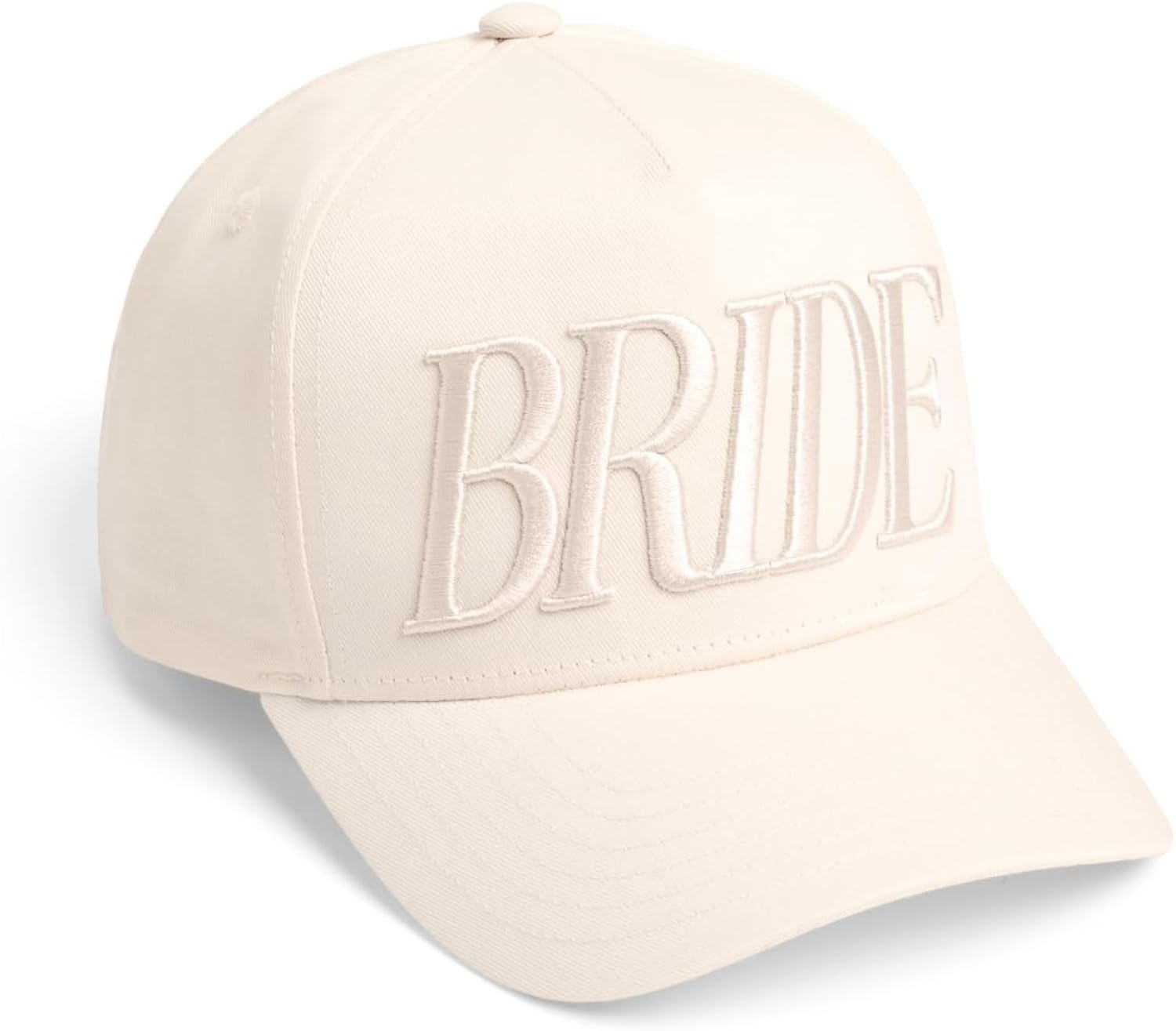 Bride Embroidered Trucker Hat | Bachelorette Party Gift, Neutral Ivory Cap, Bridal Shower, Tonal, Accessory