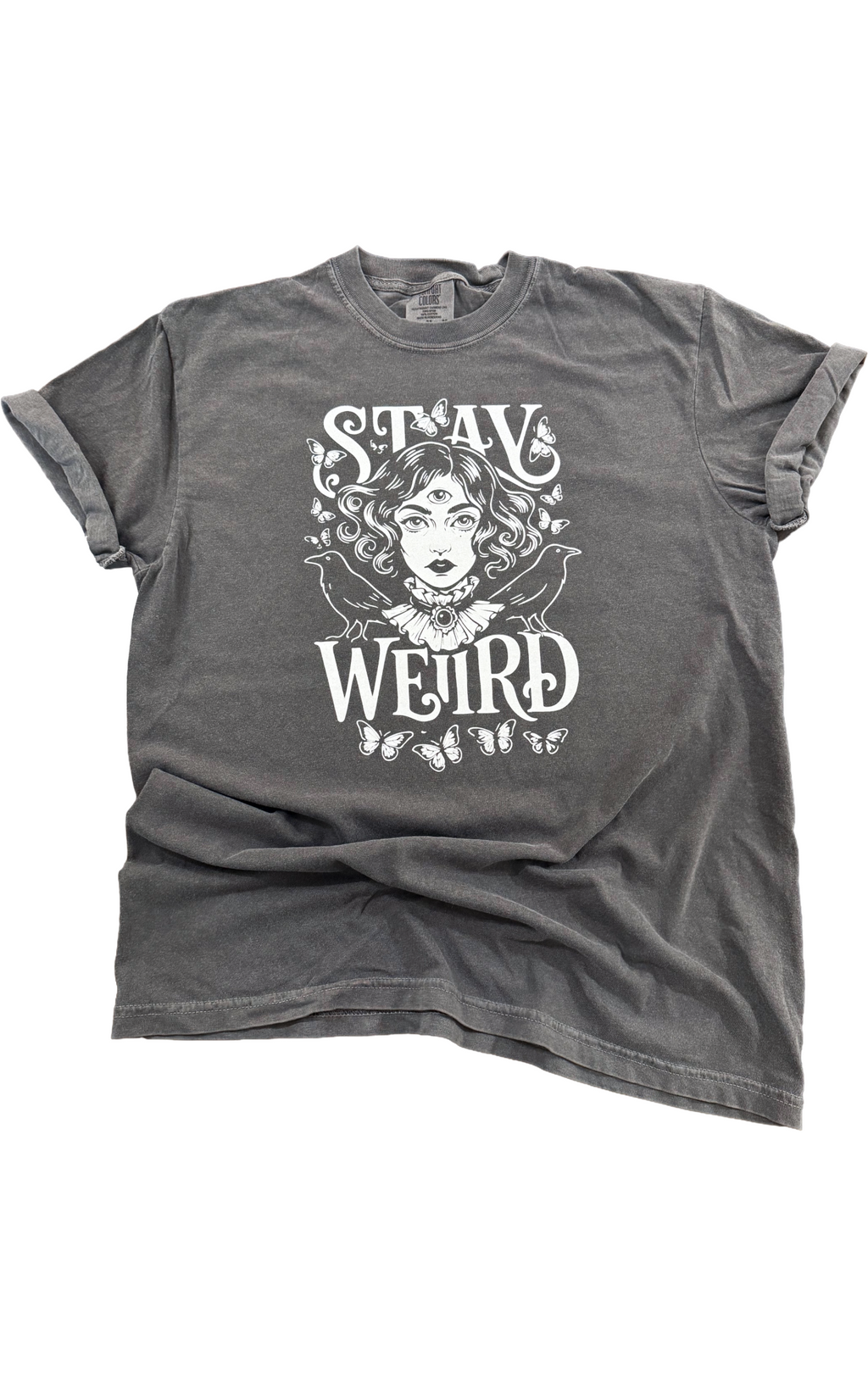 Stay Weird – Third Eye Raven Tee