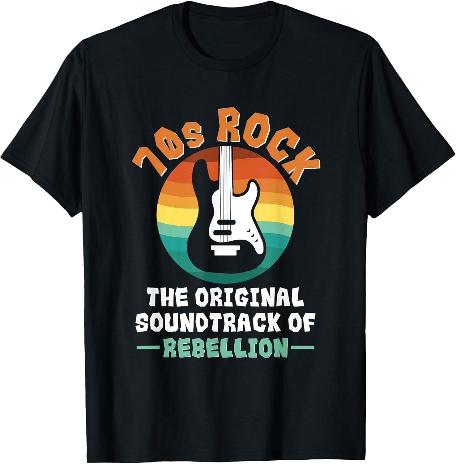 Vintage 70s Rock Music Guitar Festival Vinyl Collector T-Shirt