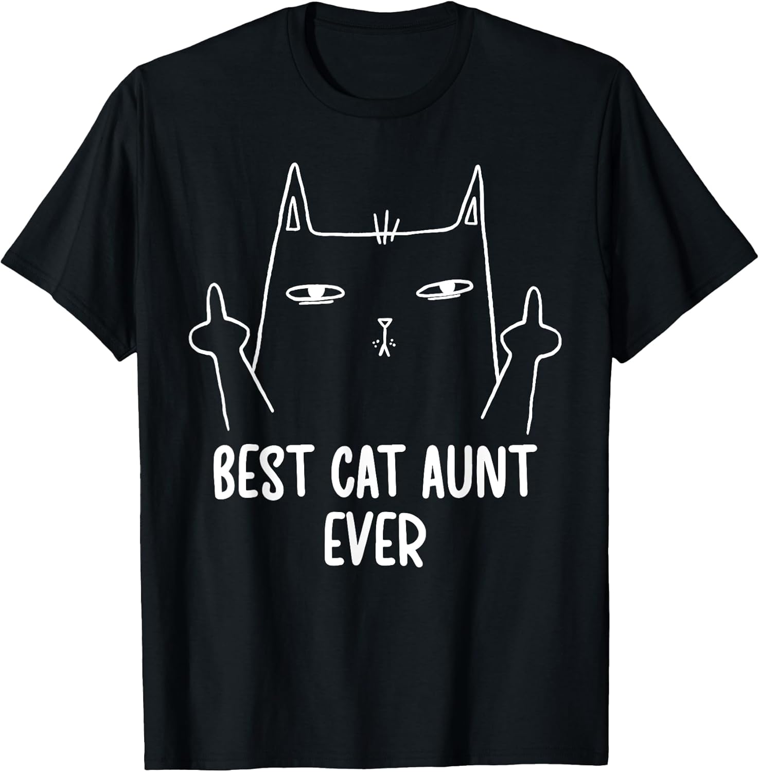 Best Cat Aunt Ever Cat Lover Aunt Cat Auntie T-Shirt