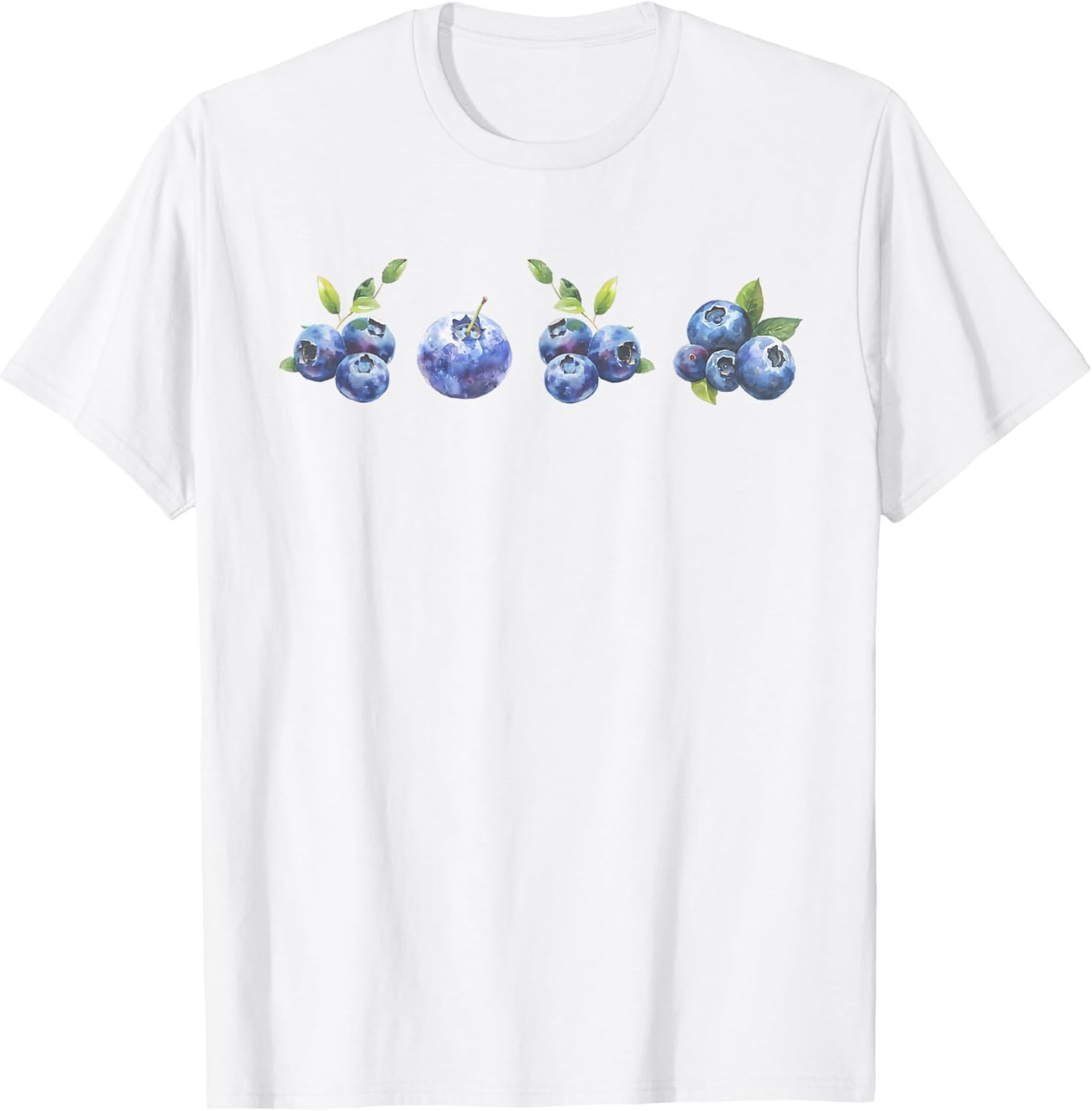 Blueberry Summer Cottagecore Berries Aesthetic Botanical T-Shirt