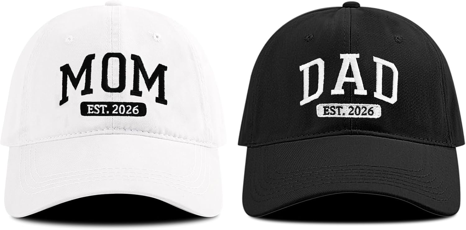 Family Baseball Hat, Pregnancy Announcement Mother Father Day Birthday Gifts for Dad Mom Aunt Uncle