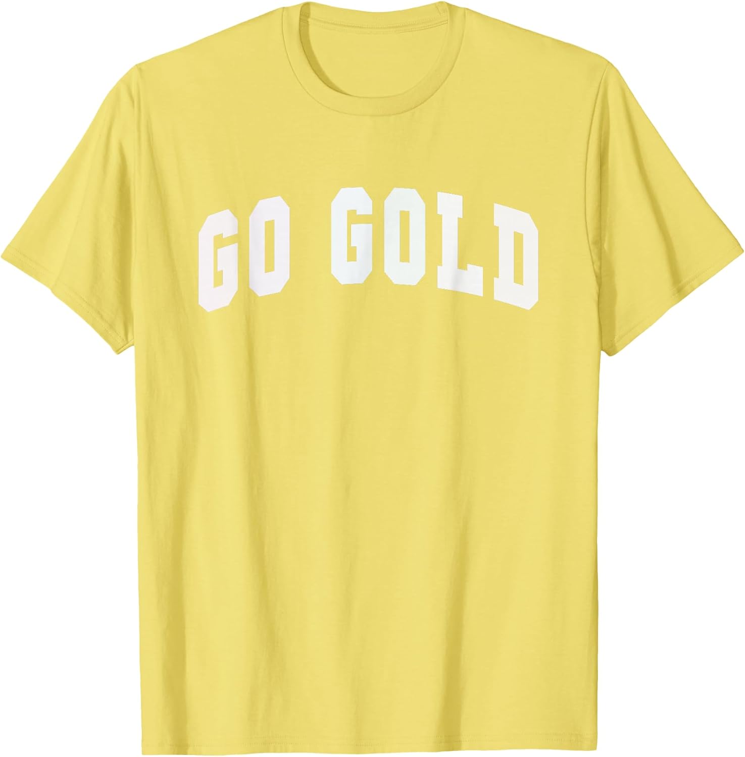 Retro Let's GO Gold Team Motivational War Game Spirit Week T-Shirt