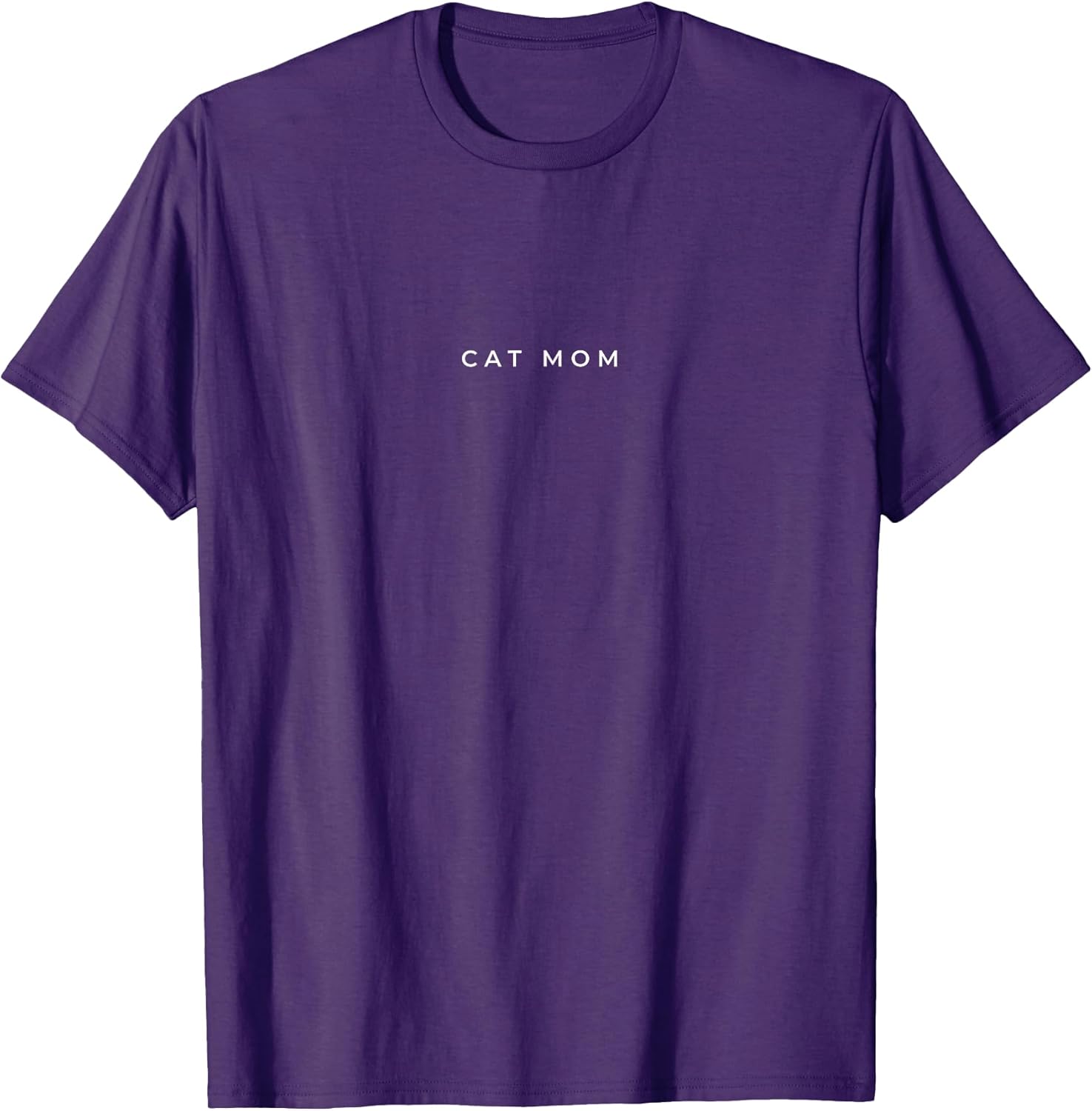 Cat Mom Cat Lover Funny Cat Minimalist Subtle Cat T-Shirt