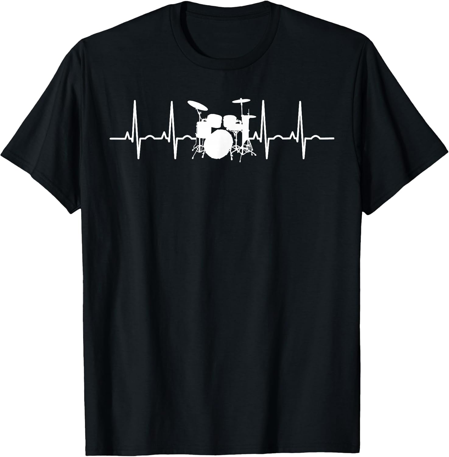 Drummer Heartbeat Drums Player Music Band Heartbeat T-Shirt