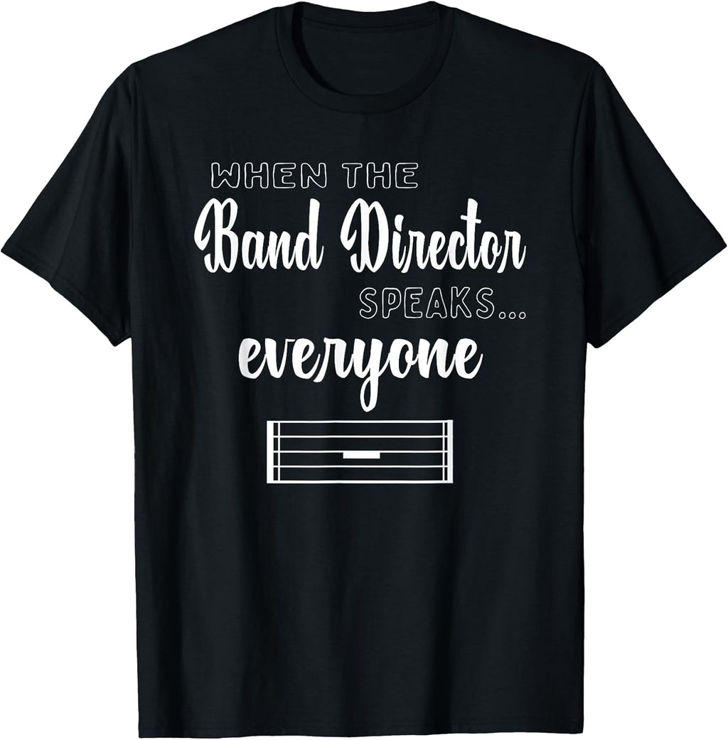 Funny Band Director Shirt Music Teacher Gifts Appreciation T-Shirt