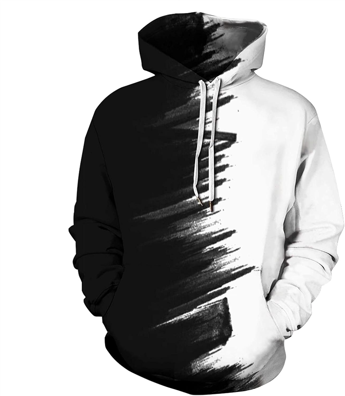 Unisex Hoodies 3D Print Galaxy Pullover Hooded Sweatshirt Hoodies with Big Pockets for Men, Teen Boy, Women