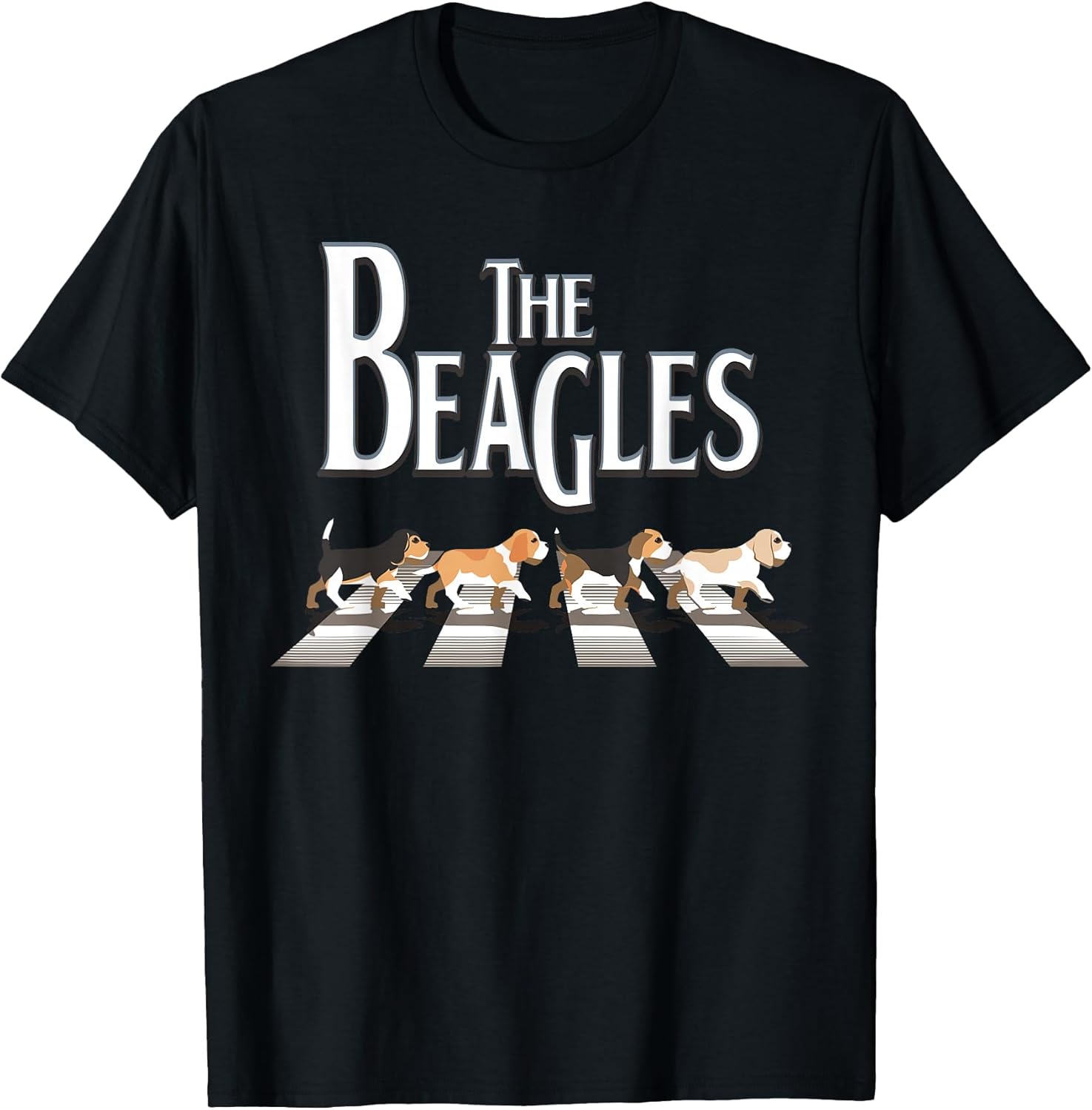 The Beagles, Beagle Dog Funny for Beagle Lovers T-Shirt Small