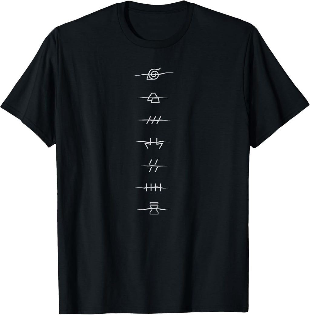 Shippuden Front Back Anti-Village Anime T-Shirt