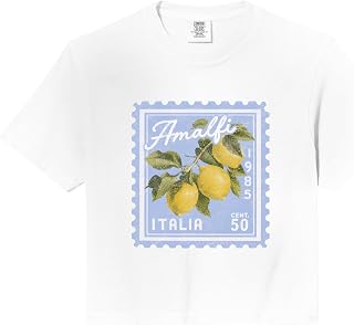 Amalfi Coast Comfort Colors Crop Top