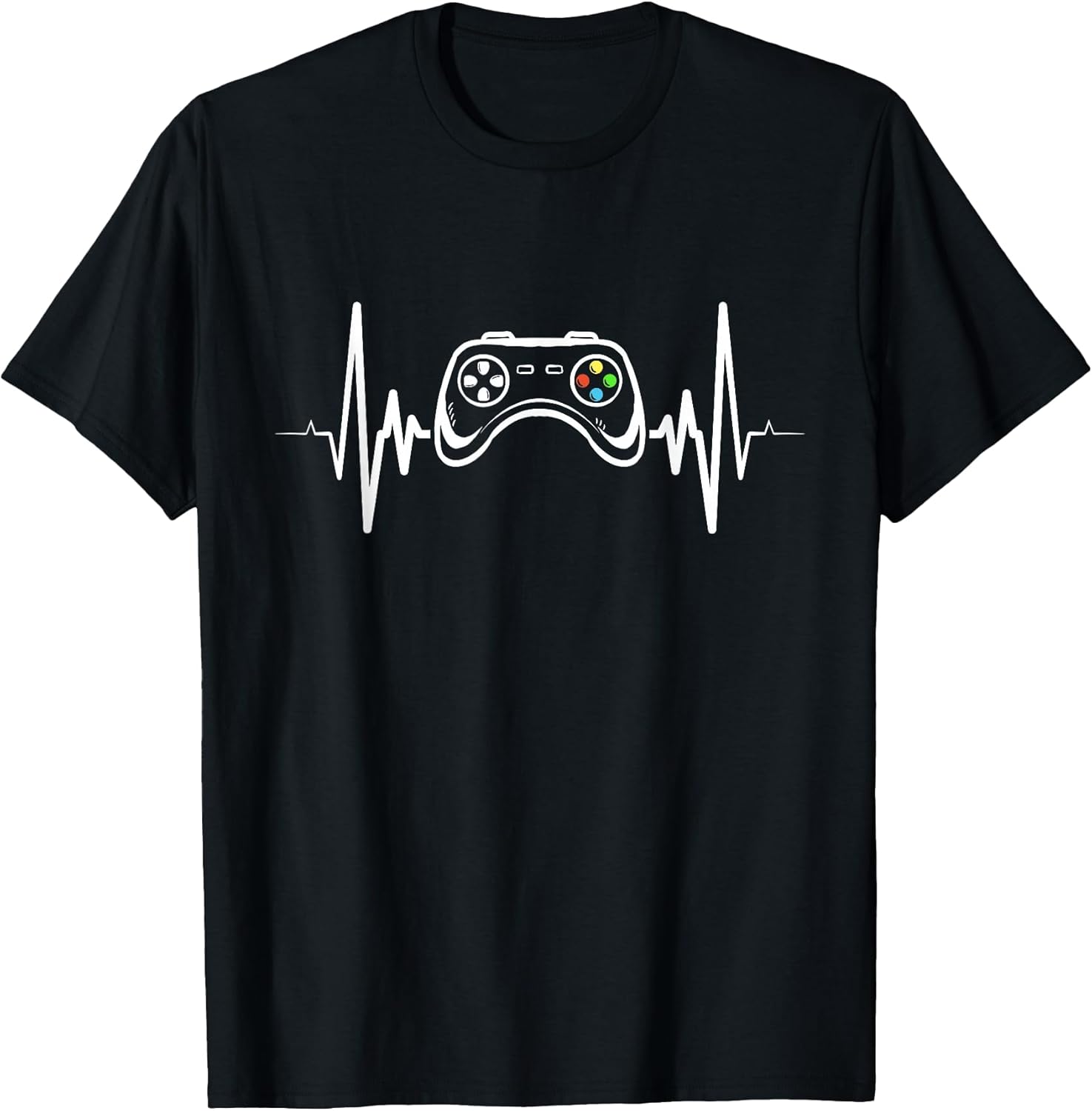 Heartbeat Gaming Console Gamepad Gamer T-Shirt