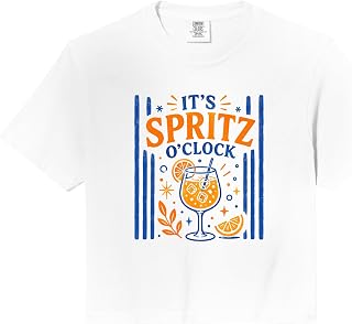 It's Spritz O'Clock Comfort Colors Crop Top