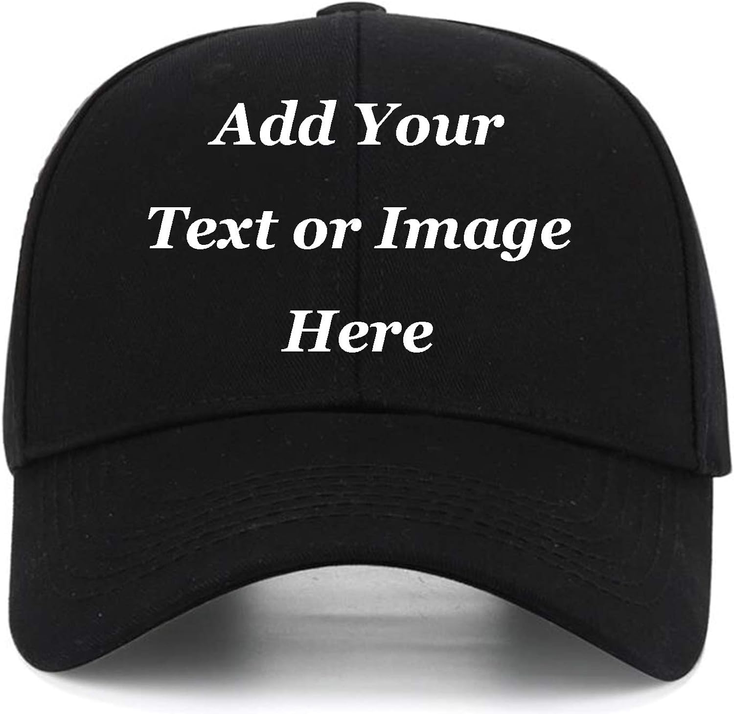 Custom Baseball Cap with Your Text for Men Women,Personalized Adjustable Trucker Caps Casual Sun Peak Hat for Gifts