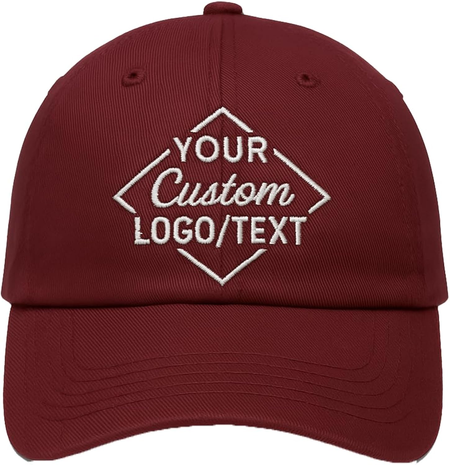 Custom Personalized Baseball Cap Hats Customize Embroidered Printing Design Logo Text Image for Men Women Sports Black Caps