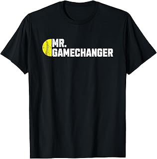 Mr. Gamechanger Softball Scorekeeper Love T-Shirt