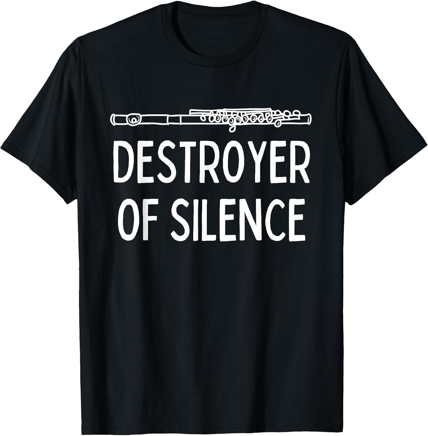 Best Flute Player Band Music Flautist Funny Flute T-Shirt