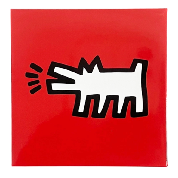 Pop Shop "Barking Dog" Magnet, Red