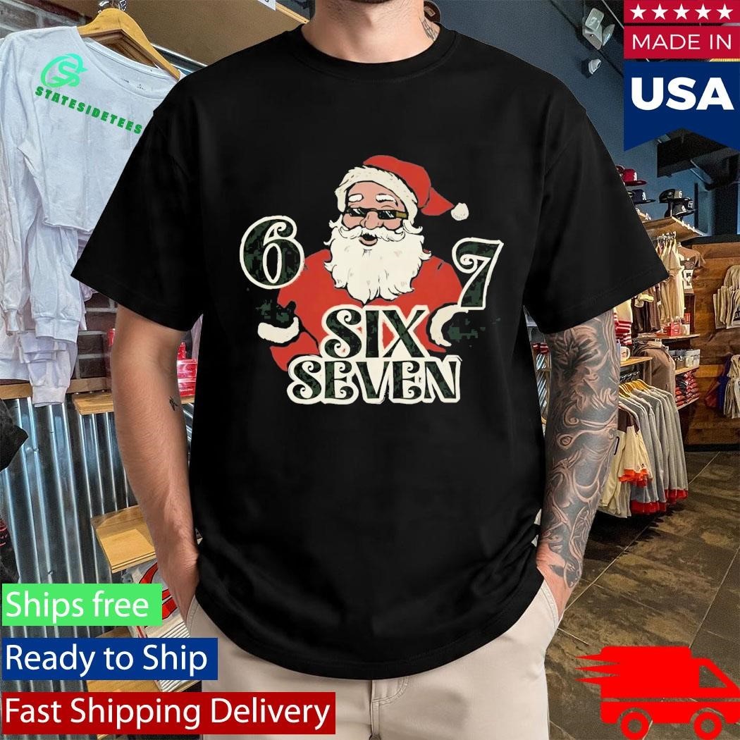 67 Six Seven Christmas Santa Shirt
