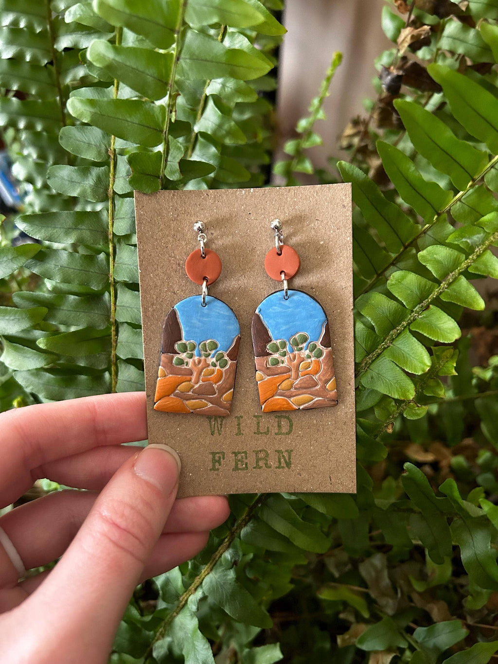 Joshua Tree National Park Polymer Clay Earrings