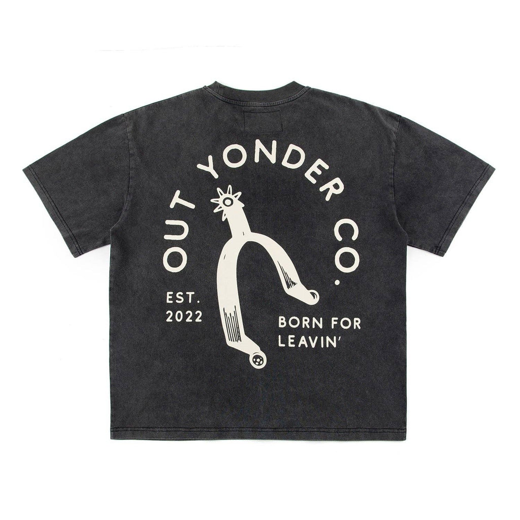 Spur Boxy Tee (Vintage Black)