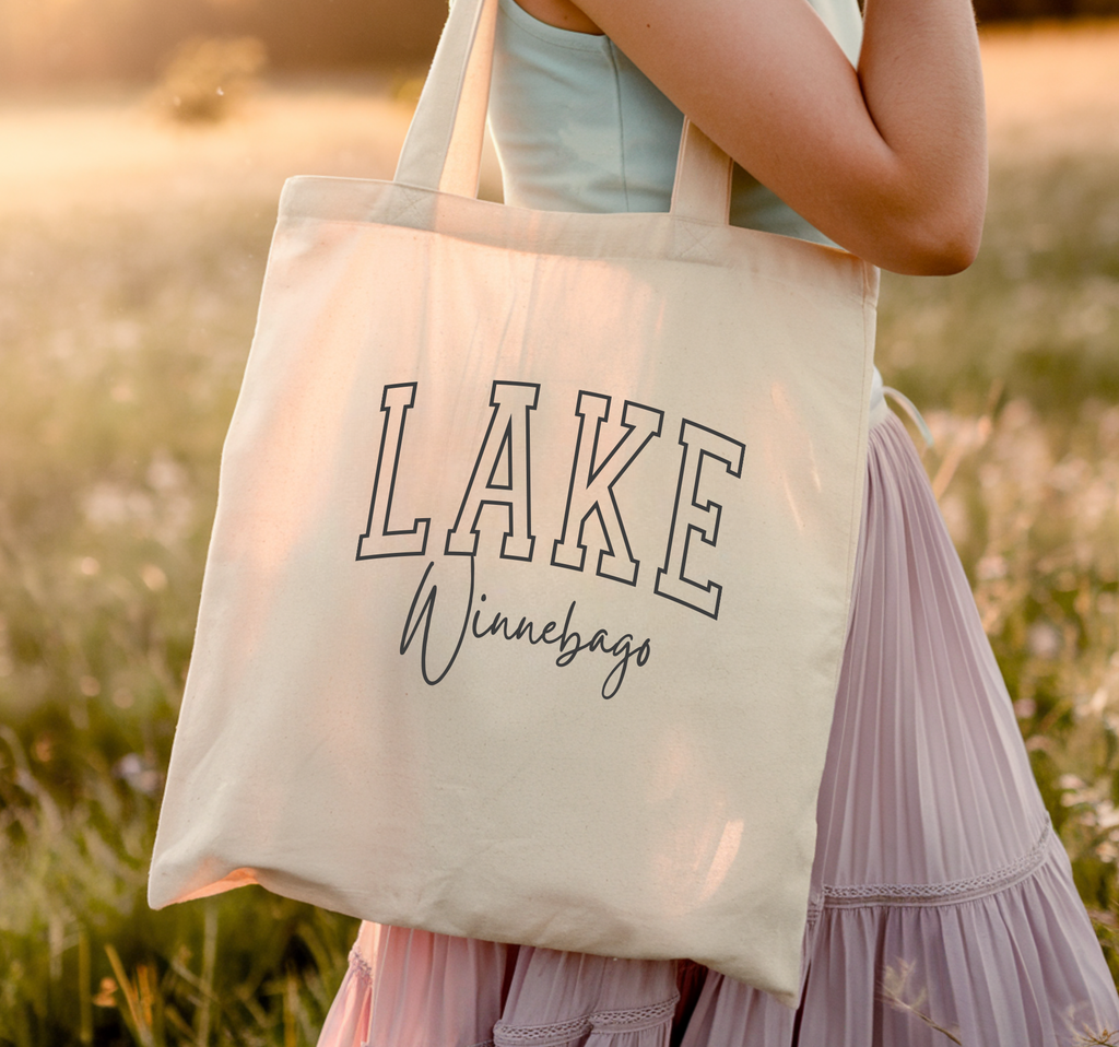 City, State Canvas Tote, Promotional, Reusable Bag