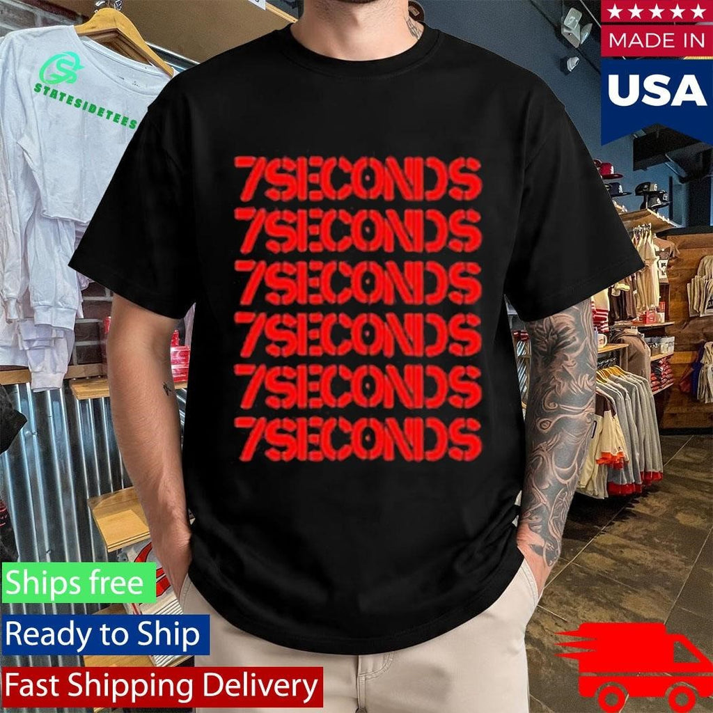 7 Seconds Stacked Logo T-Shirt