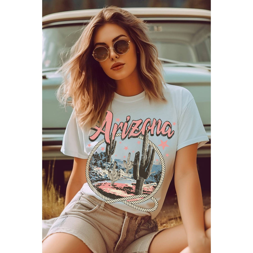 Arizona Women Relaxed Fit Cotton T-Shirt