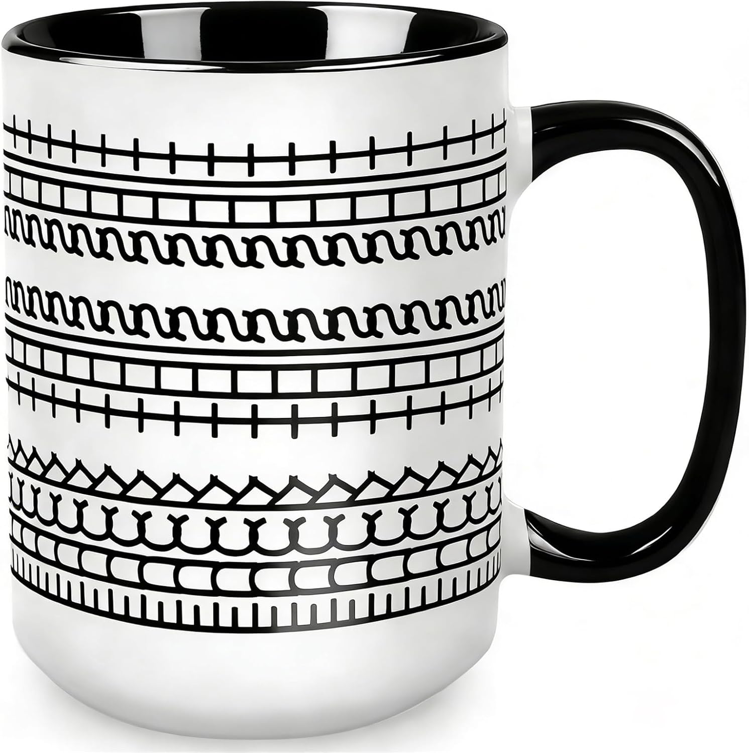 Hidden Message Coffee Mug,F This S Mug,15 OZ Ceramic FTS Cup,Funny Coffee Mugs For Women Men,Fun Birthday/White Elephant Gifts for Adults,Unique Office Gag Gifts for Coworkers,Novelty Cups