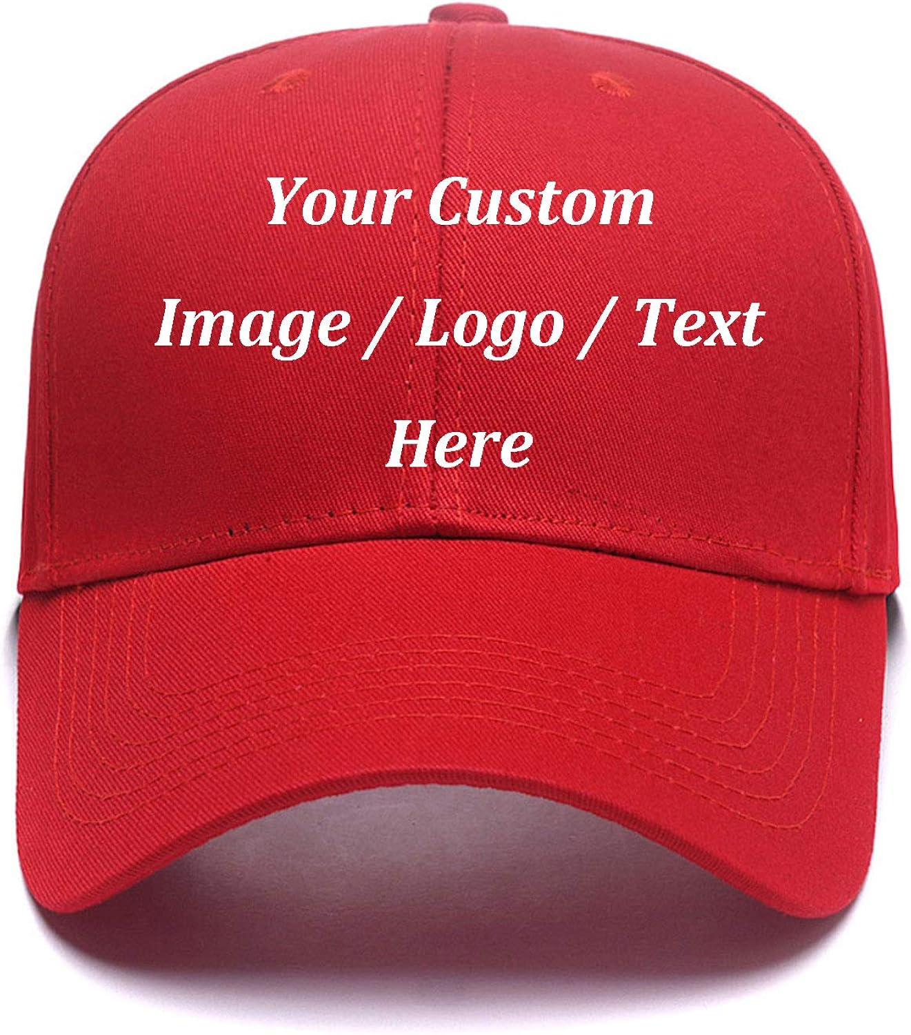 Custom Baseball Hat,Snapback.Design Your Own Adjustable Metal Strap Dad Cap Visors