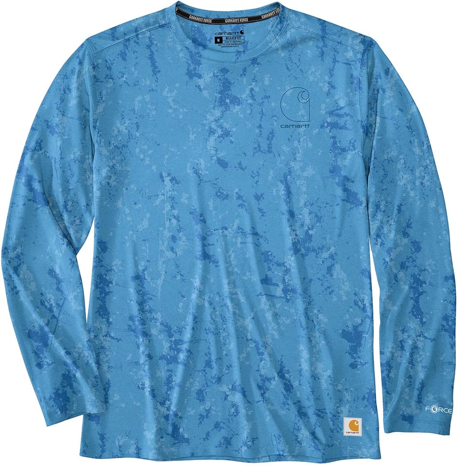 Men's Force Sun Defender™ Relaxed Print Ls T-Shirt