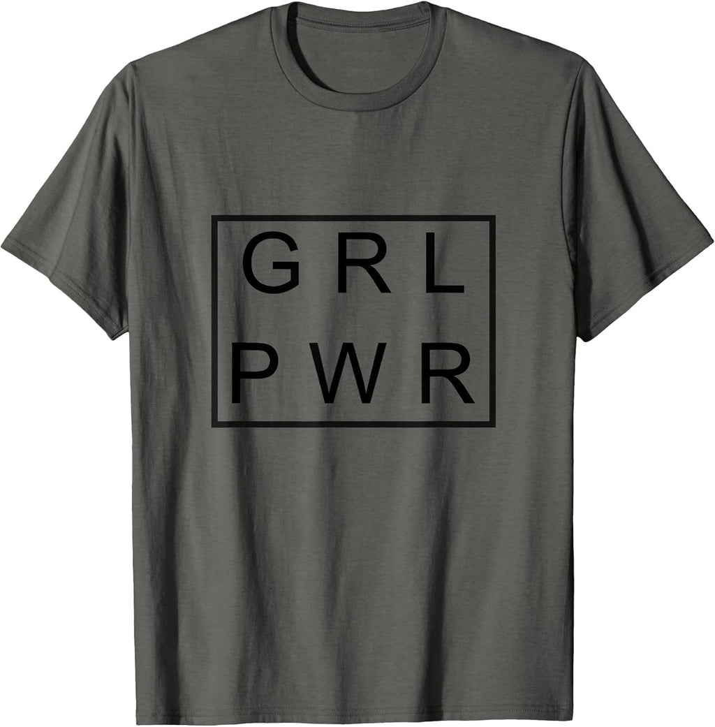 Girl Power GRL PWR - Popular Motivational Quote Tshirt T-Shirt