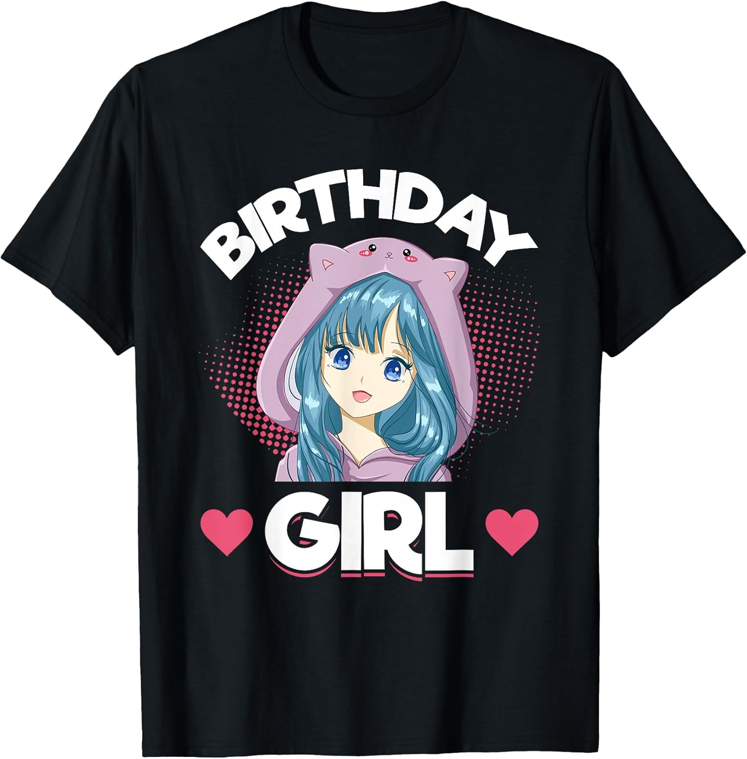 Anime Manga Birthday Girl Birthday T-Shirt