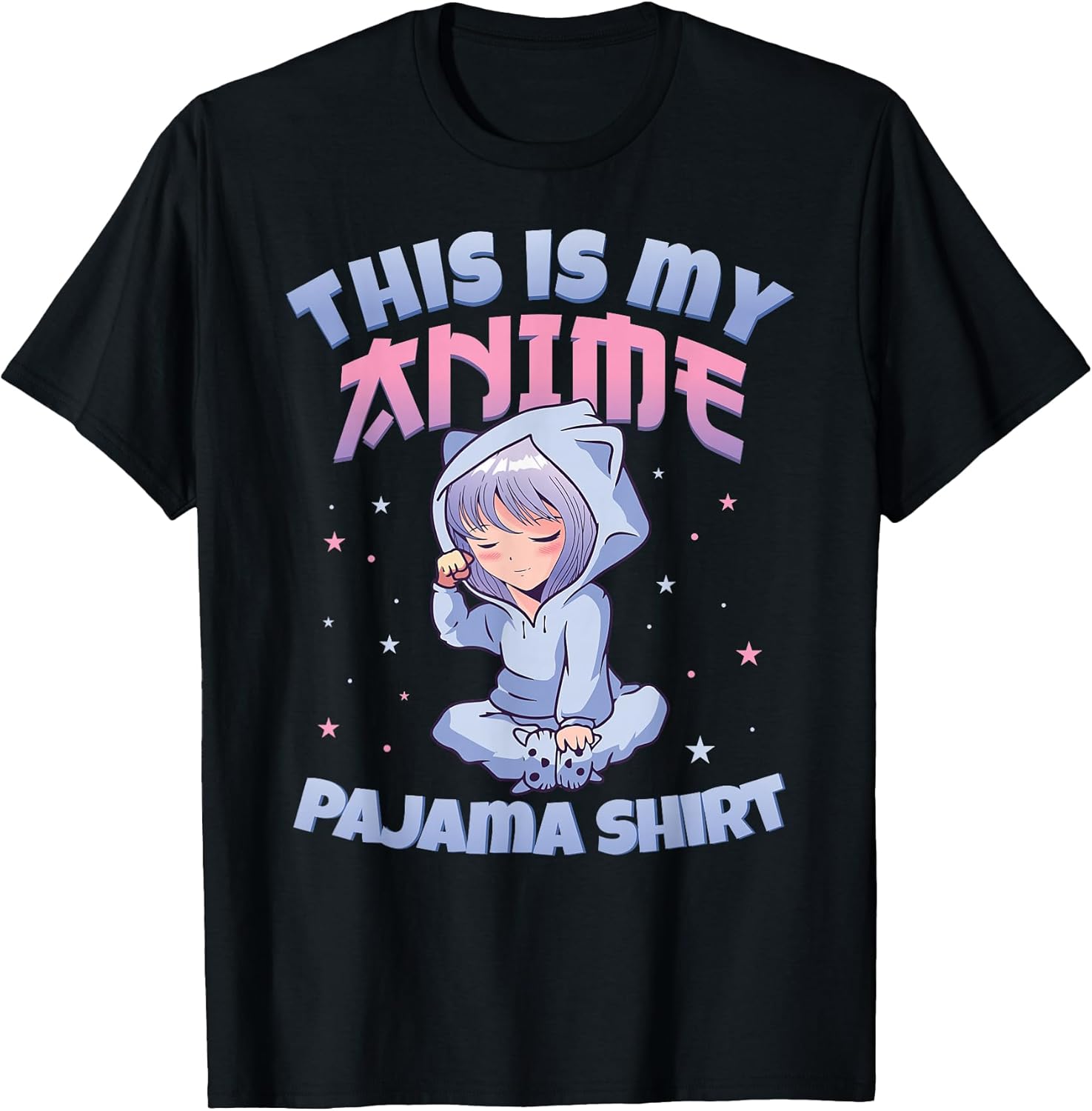 Cute PJ Anime PJs Anime Merch Girls This is My Anime Pajama T-Shirt