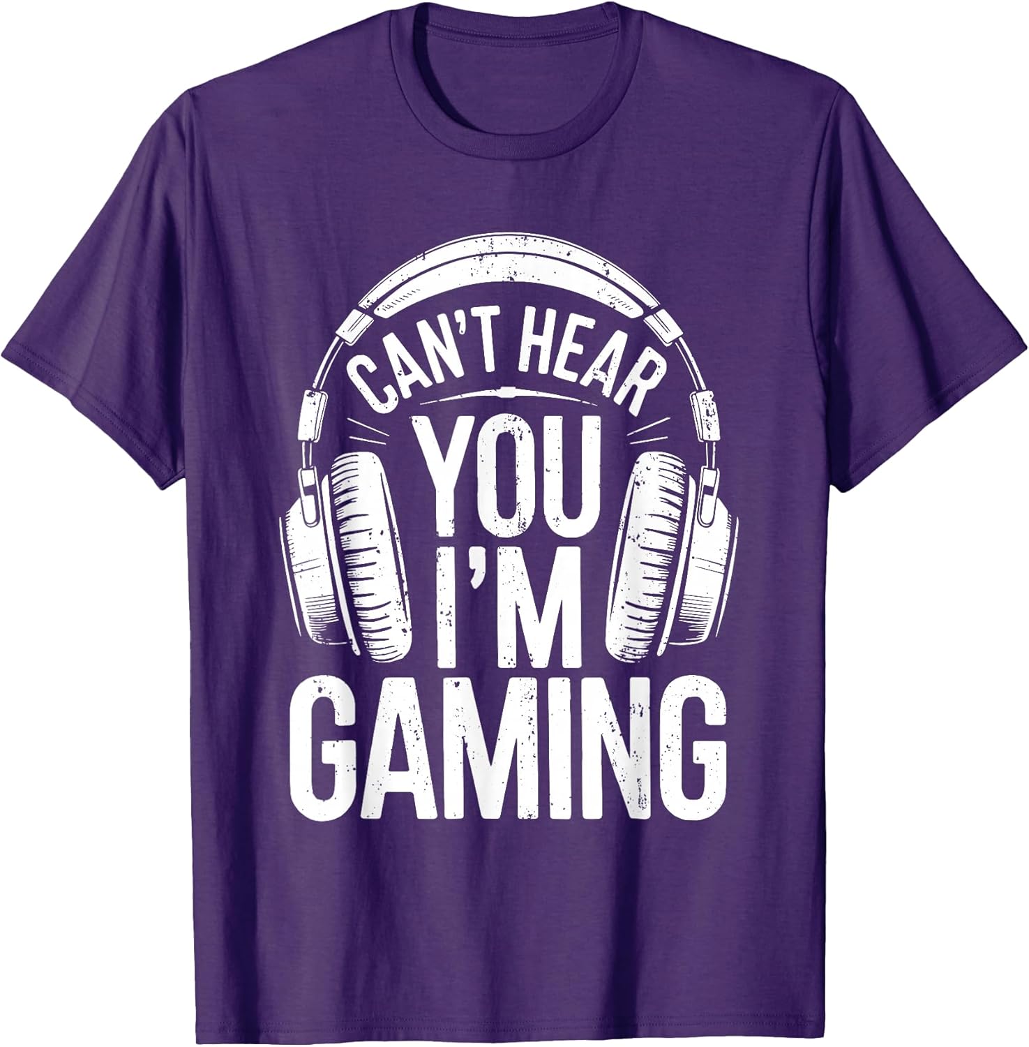 Can't Hear You I'm Gaming Shirt Men Women Kids Video Gamer T-Shirt