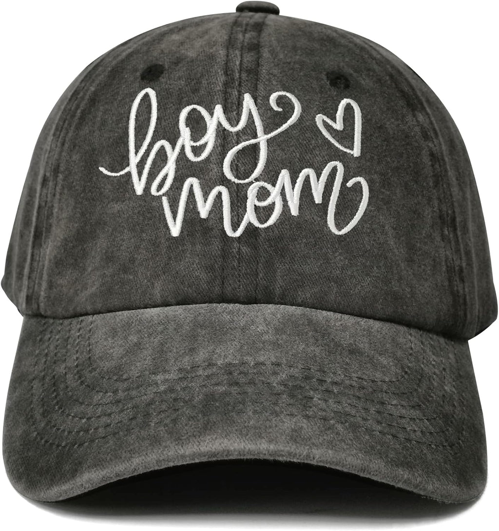 Embroidered Boys Mom Hats