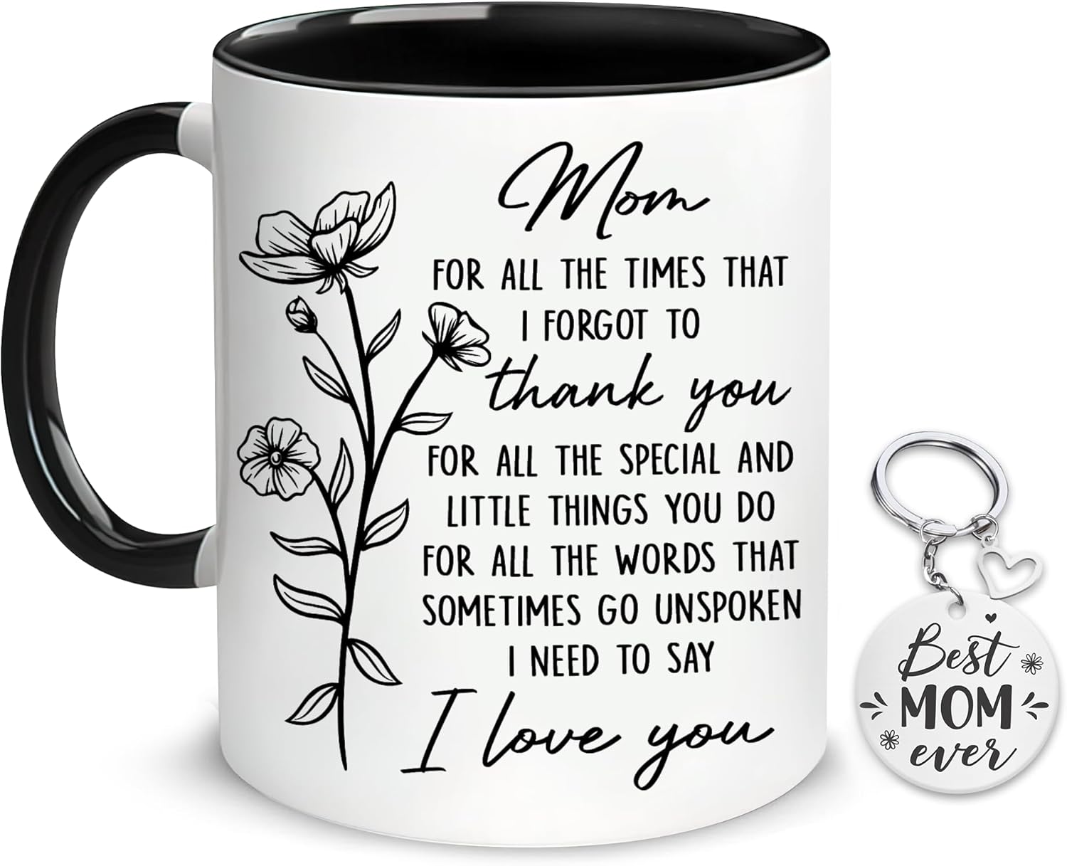 Hyturtle Mom Coffee Mug 11oz - Sentimental Gift for Mom - Birthday, Mothers Day, Christmas