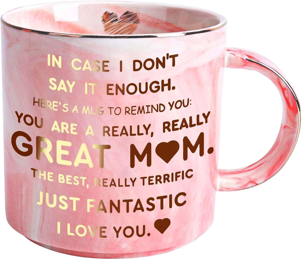 Mothers Day Gifts for Mom Wife from Daughter Son,You're A Really Great Mother Coffee Mug - Unique Christmas Birthday Gifts Idea for Mama Wife, 12 OZ Funny Coffee Mug,