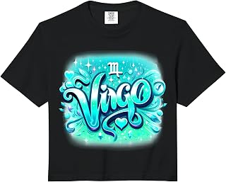 Virgo Zodiac Sign Comfort Colors Crop Top