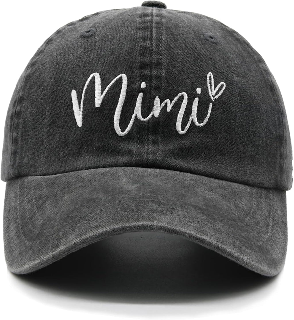 Grandma Gifts from Grandkids, Adjustable Grandma Baseball Cap, Mother's Day Birthday Gifts Hat for Nonna Mimi Nana