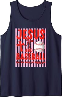 Jesus and Baseball Run The Bases Set Before You Christian Tank Top