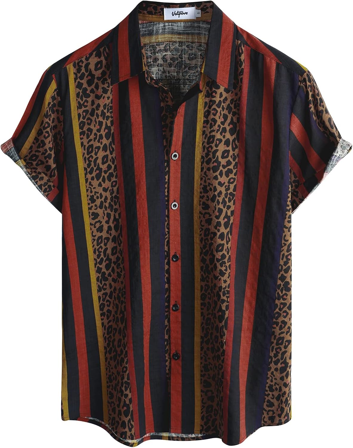 Mens Casual Hawaiian Floral Shirts Short Sleeve Button Down Tropical Shirts Beach Summer Shirts