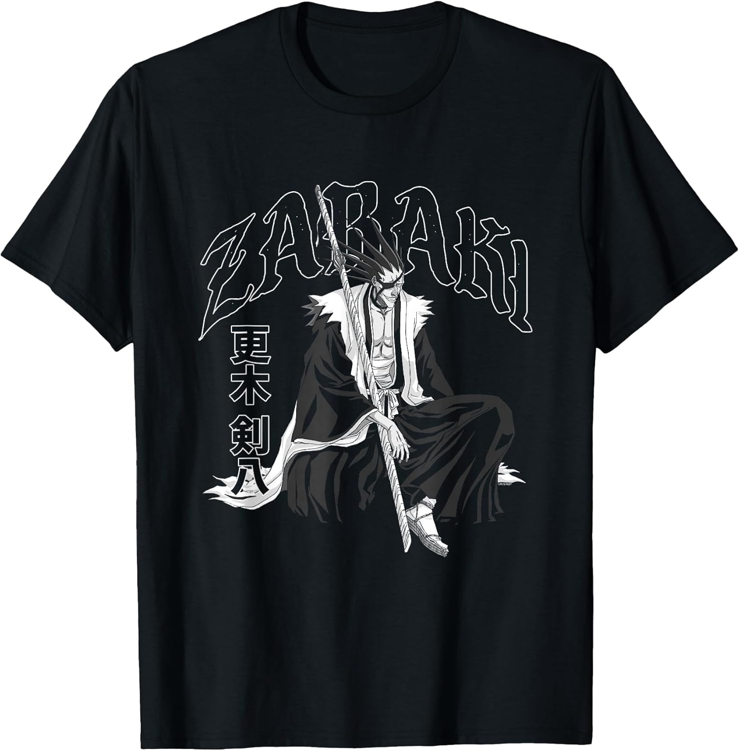 Zabaki Gothic Print Anime T-Shirt