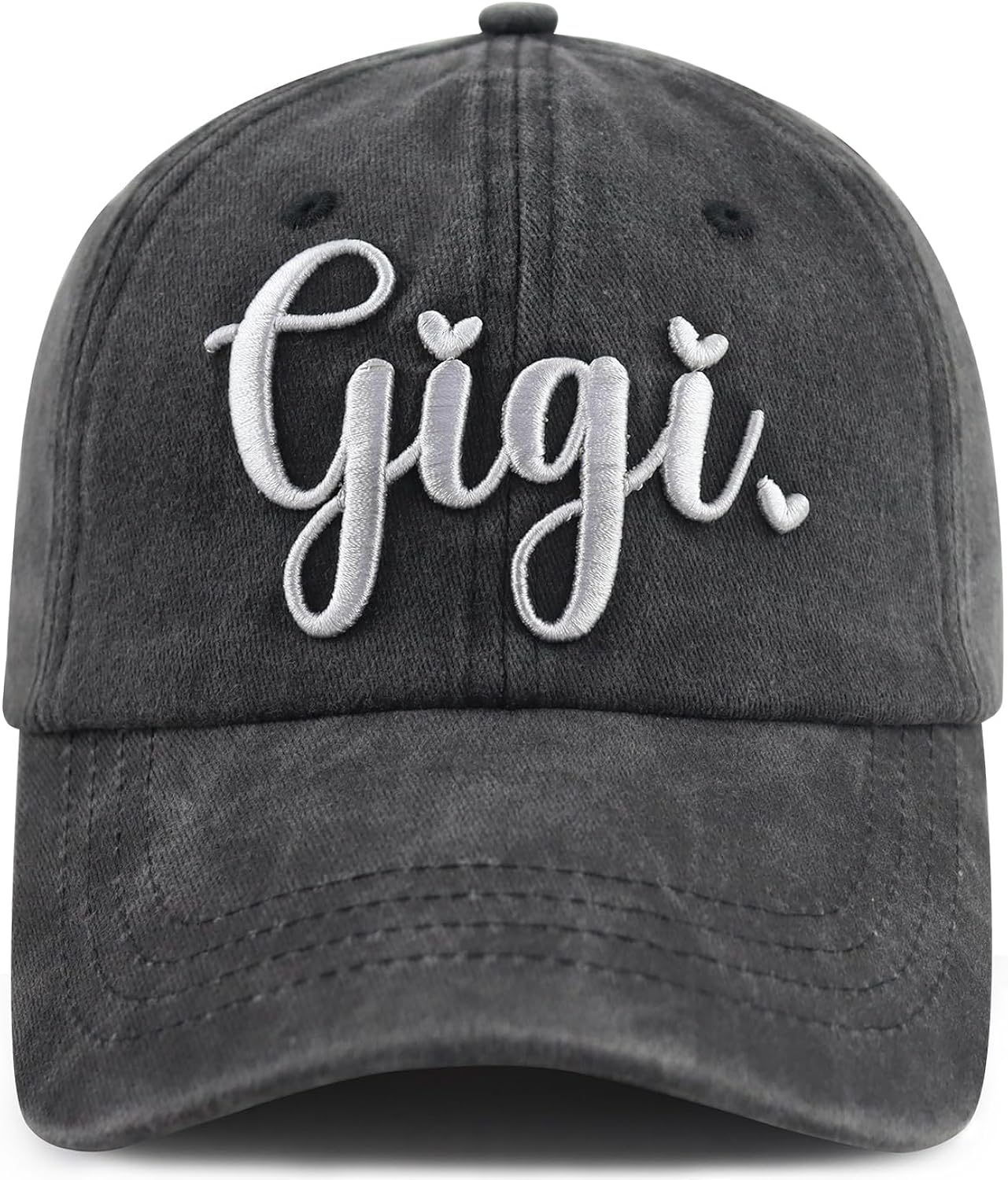 Gigi Hat for Women Grandma, Funny Adjustable Cotton Embroidered Best Grandmother Baseball Cap