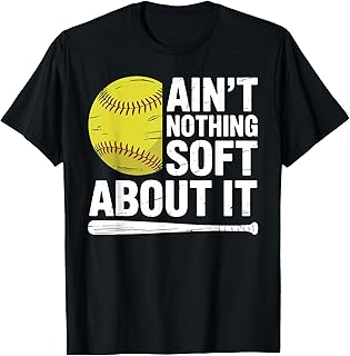 Best Softball Art for Men Women Fastpitch Softball Player T-Shirt