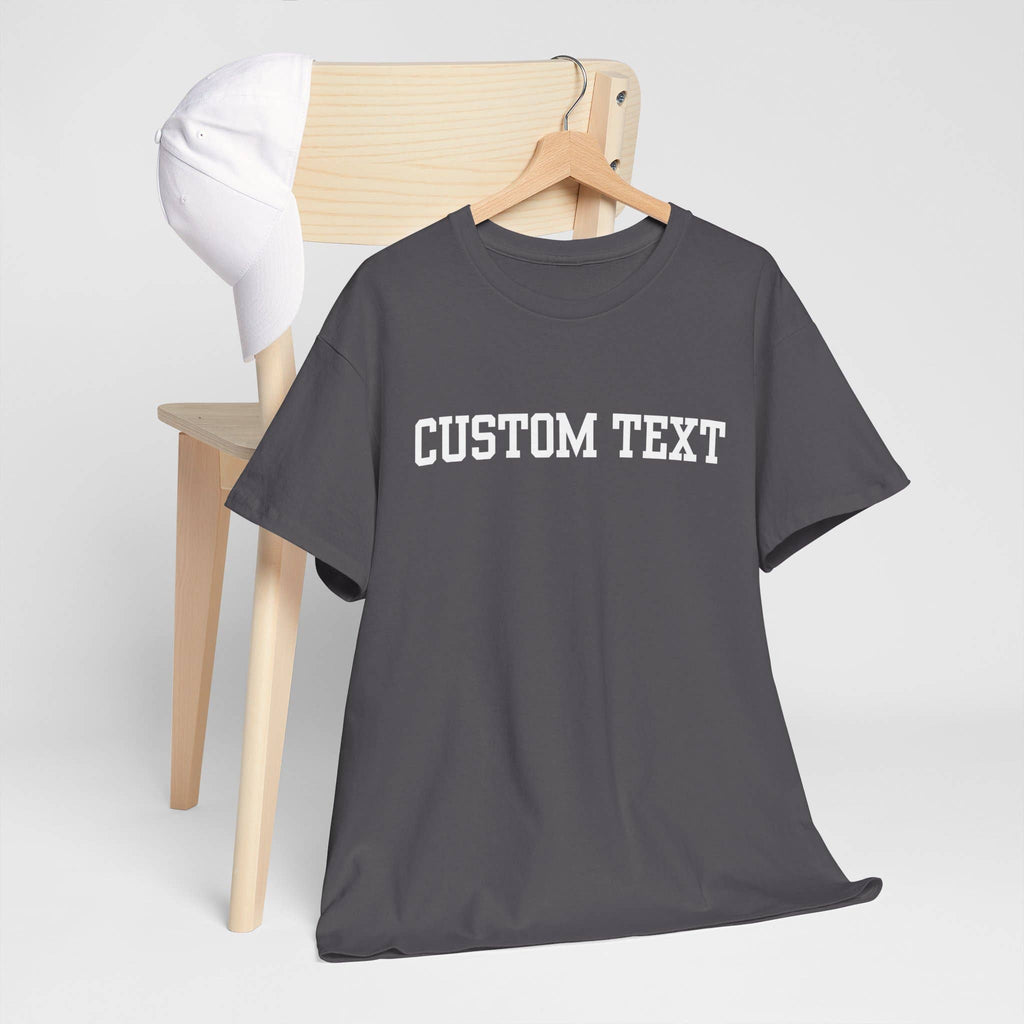 Custom Printed Logo Tee Shirt - Custom Text/Artwork Tshirt
