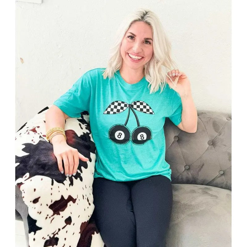 8 Ball Cherry Graphic Tee