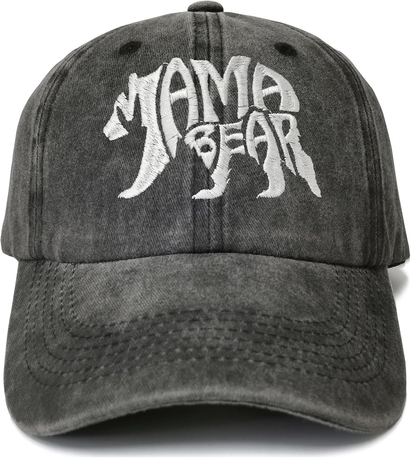 Embroidered Mama Bear and Papa Bear Hats